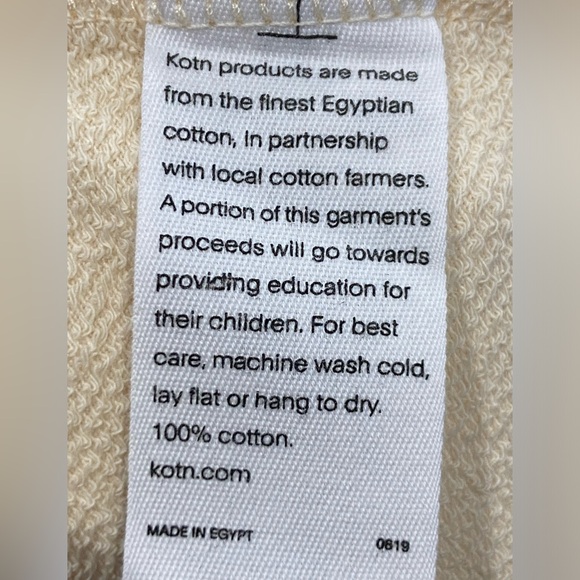 Goodee x Kotn The Goodee Hoodie Sweatshirt Pullover Color Block Mens Size M NWT - Picture 11 of 11